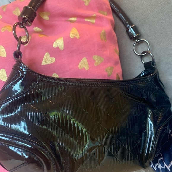 Authentic Burberry Patent Shoulder Bag - Picture 3 of 4